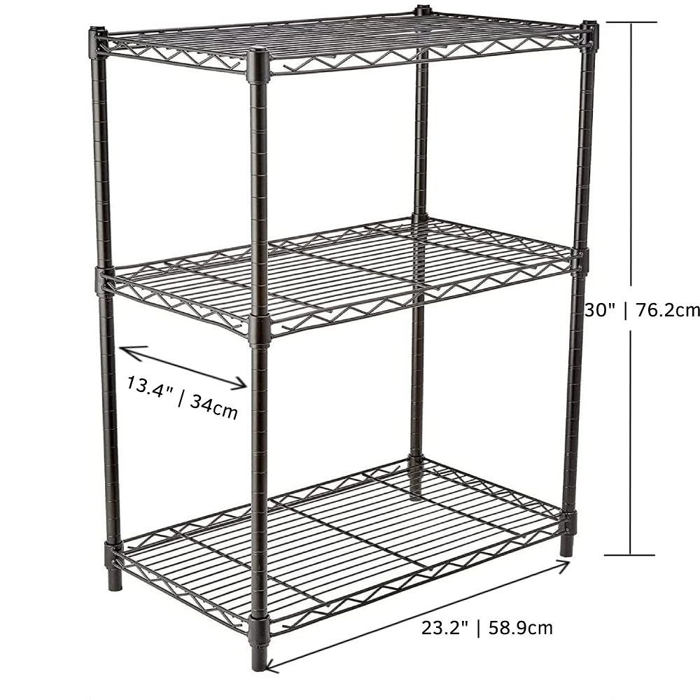 Heavy Duty Shelving Unit, 5-Shelf, Black: image 5